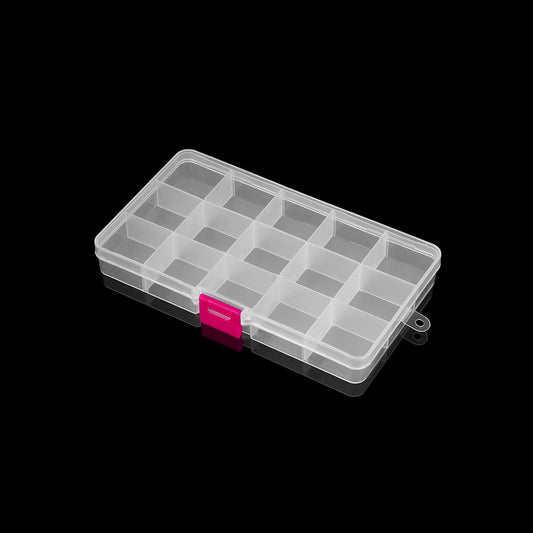 Adjustable Grids Jewelry Beads Storage Box
