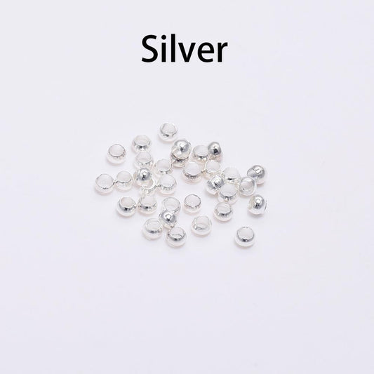 Ball Crimp End Beads 1.5-3mm, 500pcs