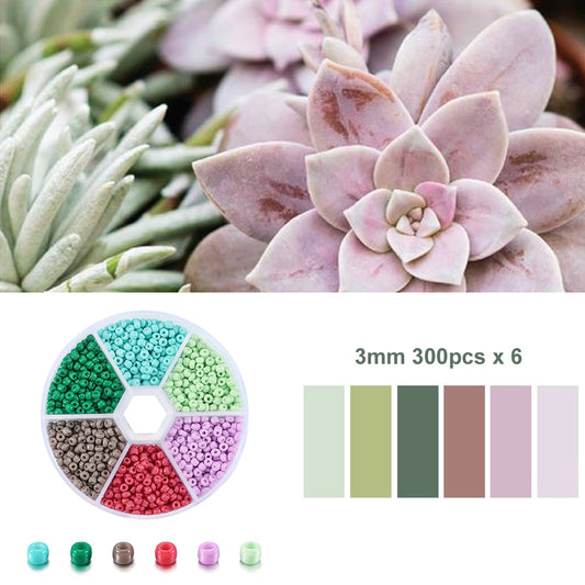 3mm Czech Glass Seed Beads Kit