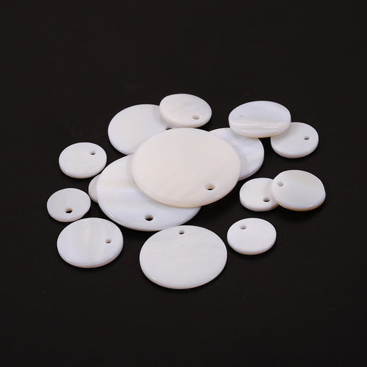 Pendentif rond en nacre