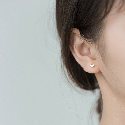 Mini Love Hearts Stud Earring