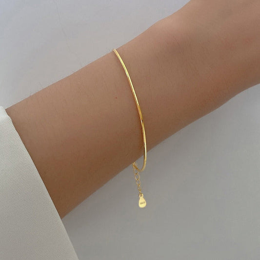 Gold Color Snake Chain Bracelet