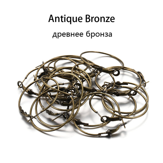 20-50mm Gold Circle Hoop Earrings