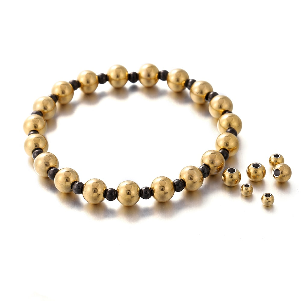 3–8 mm Edelstahl-Abstandsperlen, 30–100 Stück
