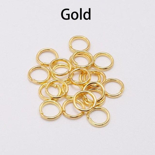 Jump Split Rings, 4 5 6 8 10 mm, 50-200pcs/lot