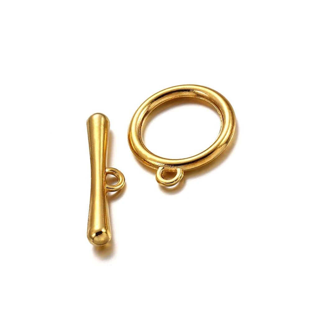 OT Toggle Clasps 18.5mm, 10sets Silver Gold Copper