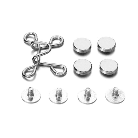 Screw Removable Adjusting Clasp, 1pair