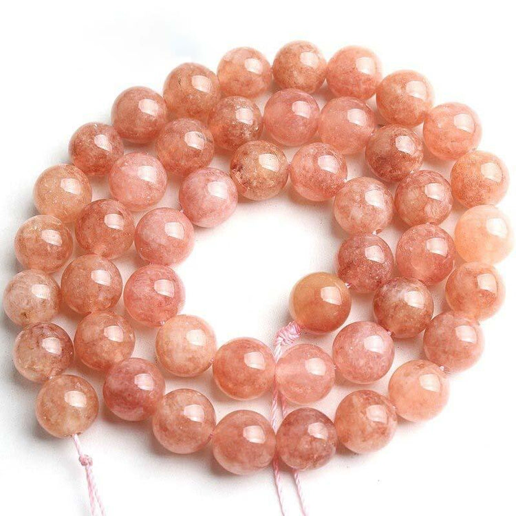 Beige gemstone beads 