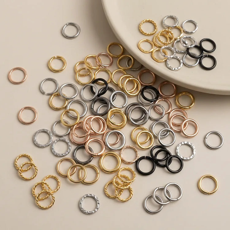 jump rings for jewelry making metal open jump rings