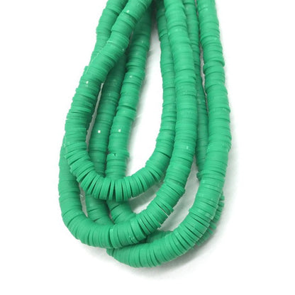 6mm Heishi Mixed Polymer Clay & African Vinyl Disc Beads