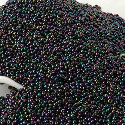 2mm Galvanized Metallic Seed Beads