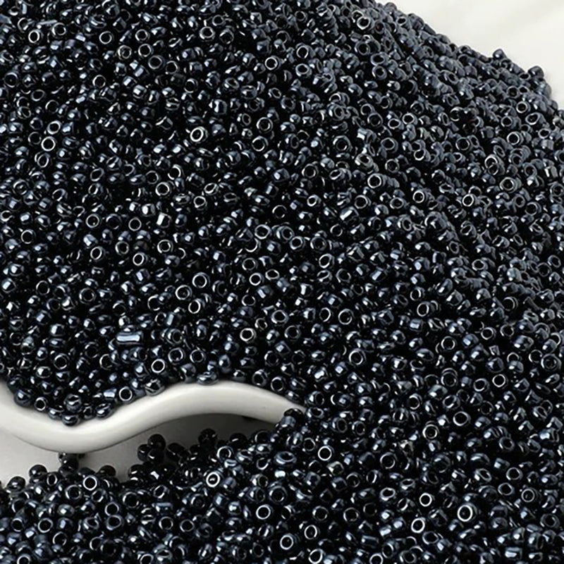 2mm Galvanized Metallic Seed Beads