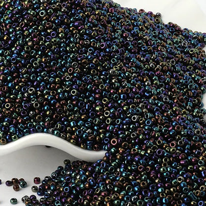 2mm Galvanized Metallic Seed Beads