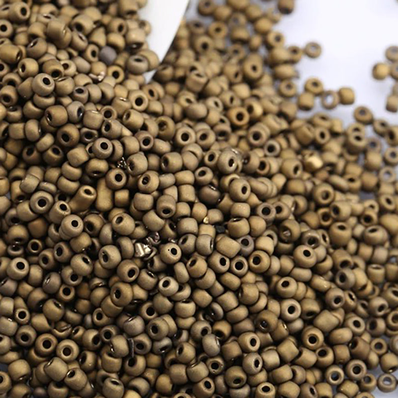 2mm Matte Assorted Seed Beads 12/0