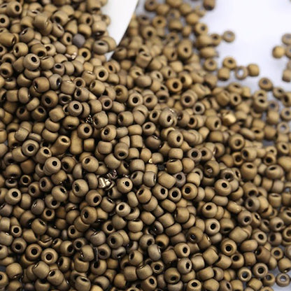 2mm Matte Assorted Seed Beads 12/0