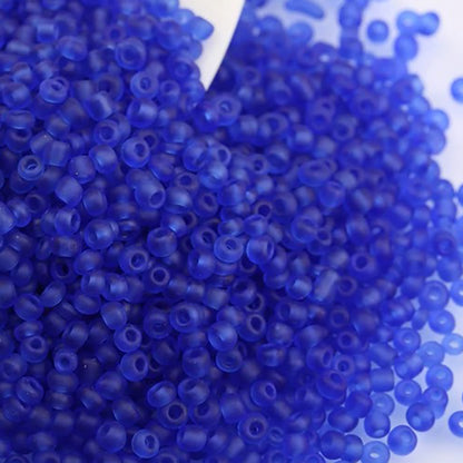 2mm Matte Assorted Seed Beads 12/0