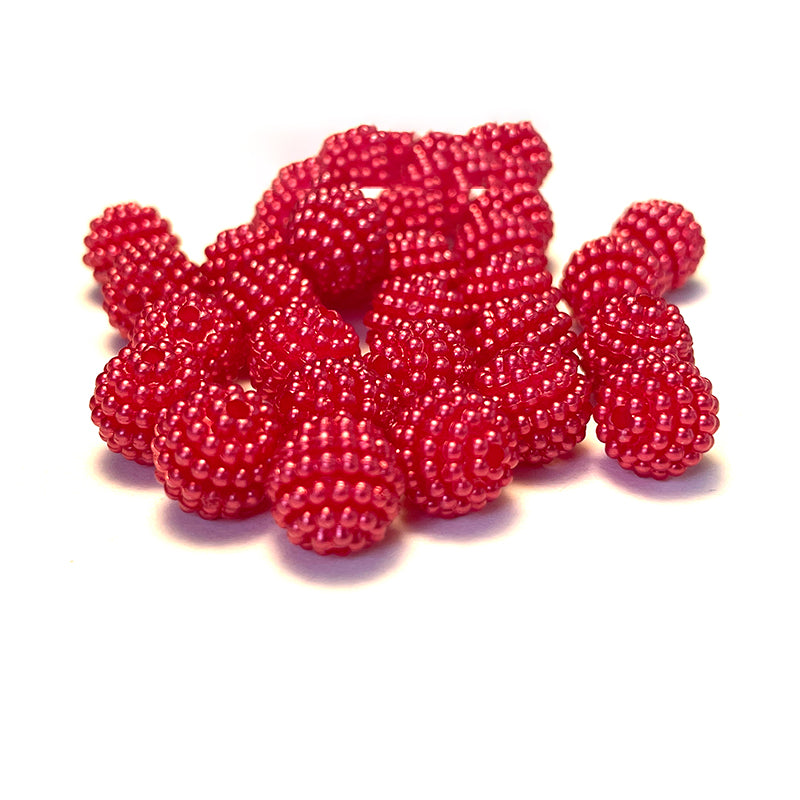 Colorful Bayberry Beads 10mm & 12mm Round Spacer Beads for Jewelry Making