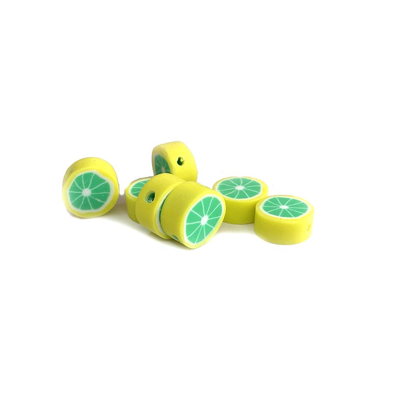 10mm Fruit Shaped Polymer Clay Beads, 30pcs