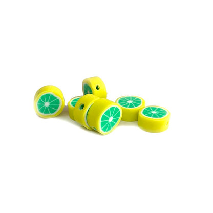 10mm Fruit Shaped Polymer Clay Beads, 30pcs