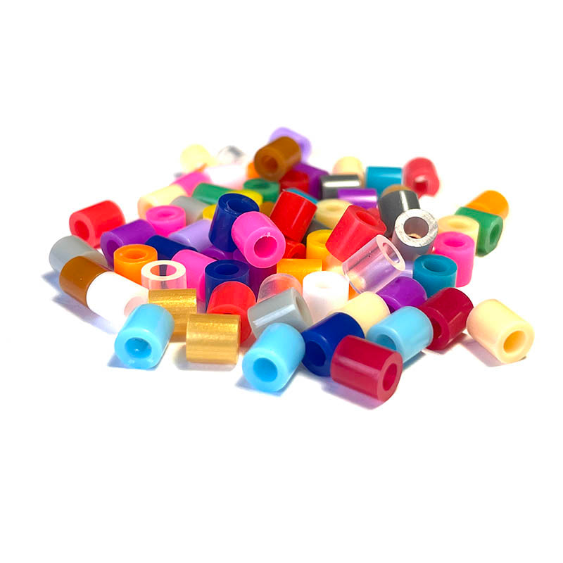 300pcs 5mm Cylinder Tube Acrylic Beads with Large Hole