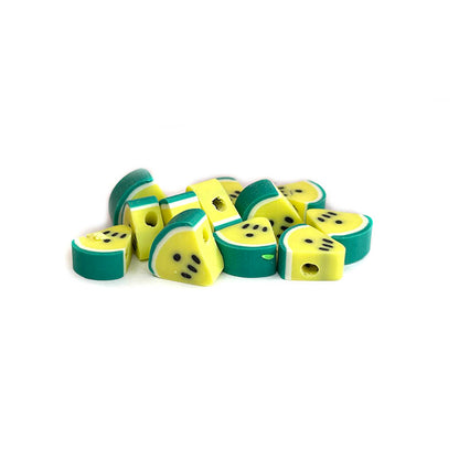10mm Fruit Shaped Polymer Clay Beads, 30pcs