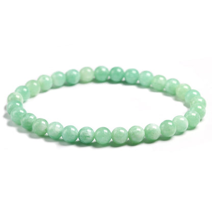 Green Aventurine Gemstone Stretch Bracelet, 4-12mm