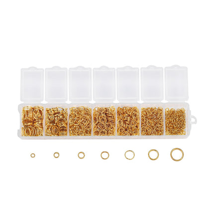 Open Jump Ring Connectors Set, 1370pcs