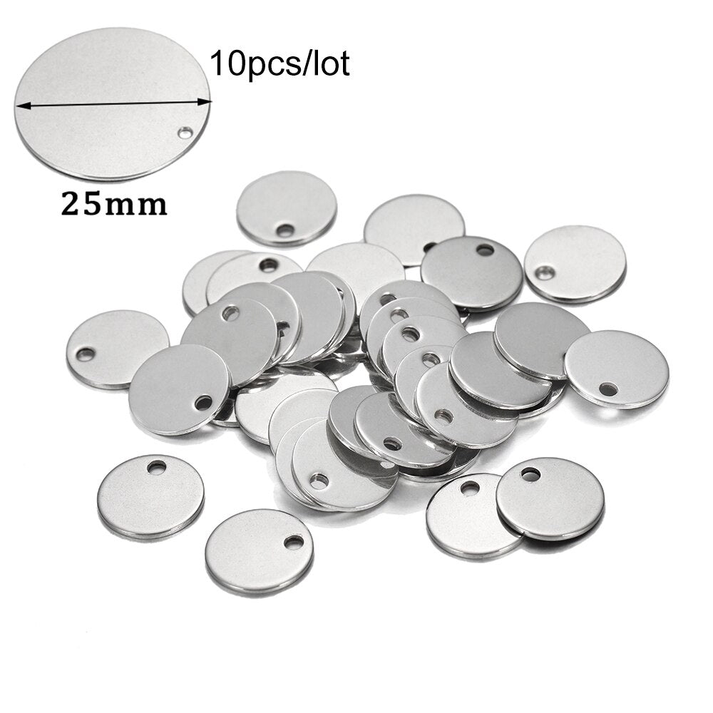 20Pcs Gold/Rose Gold Stainless Steel Charms