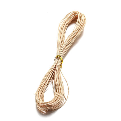1mm Waxed Cotton String Beading Cord, 10m