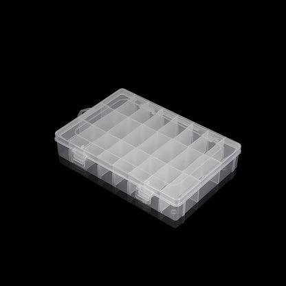 24 Grids Adjustable Jewelry Storage Box