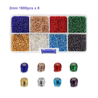 3mm Charm Beads 9000pcs Box Set