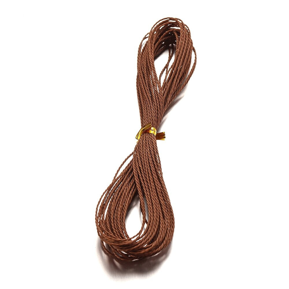 1mm Waxed Cotton String Beading Cord, 10m