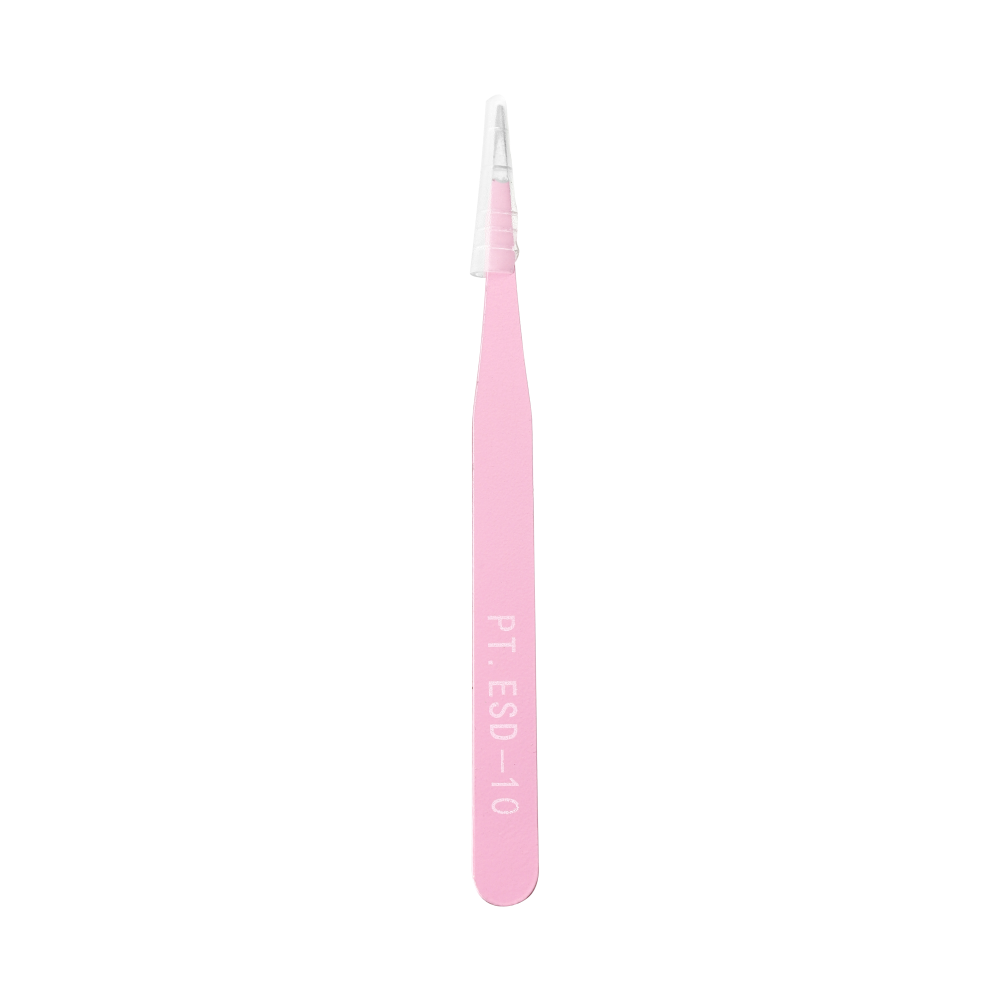 3-Color Bent Nose Tweezers, 1pc