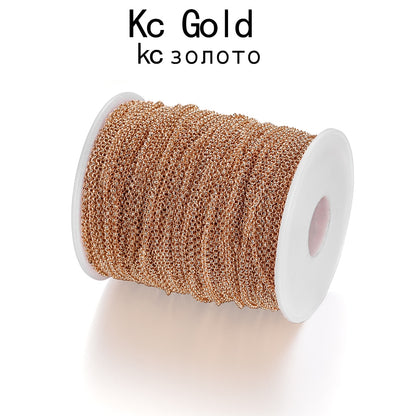 2-5.8mm Bulk Rolo Chain, 5m lot