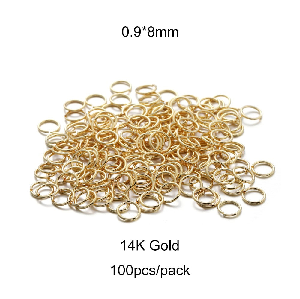 4-10mm Steel Jump Ringsб 50-200pcs