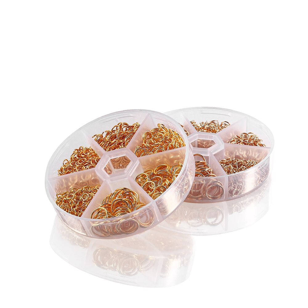 Mixed Color Jump Ring Set, 970pcs
