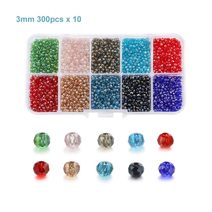 3mm Charm Beads 9000pcs Box Set