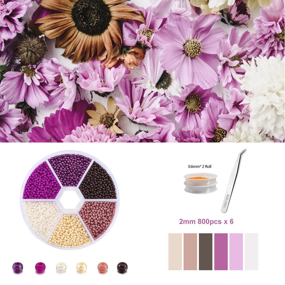 2-3mm Seed Beads Jewelry Kit