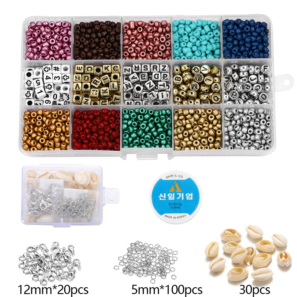 3mm Charm Beads 9000pcs Box Set
