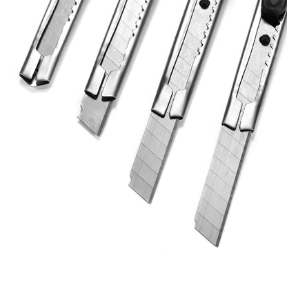 2pcs Rust-Resistant Steel Utility Knife for Crafting & Stationery