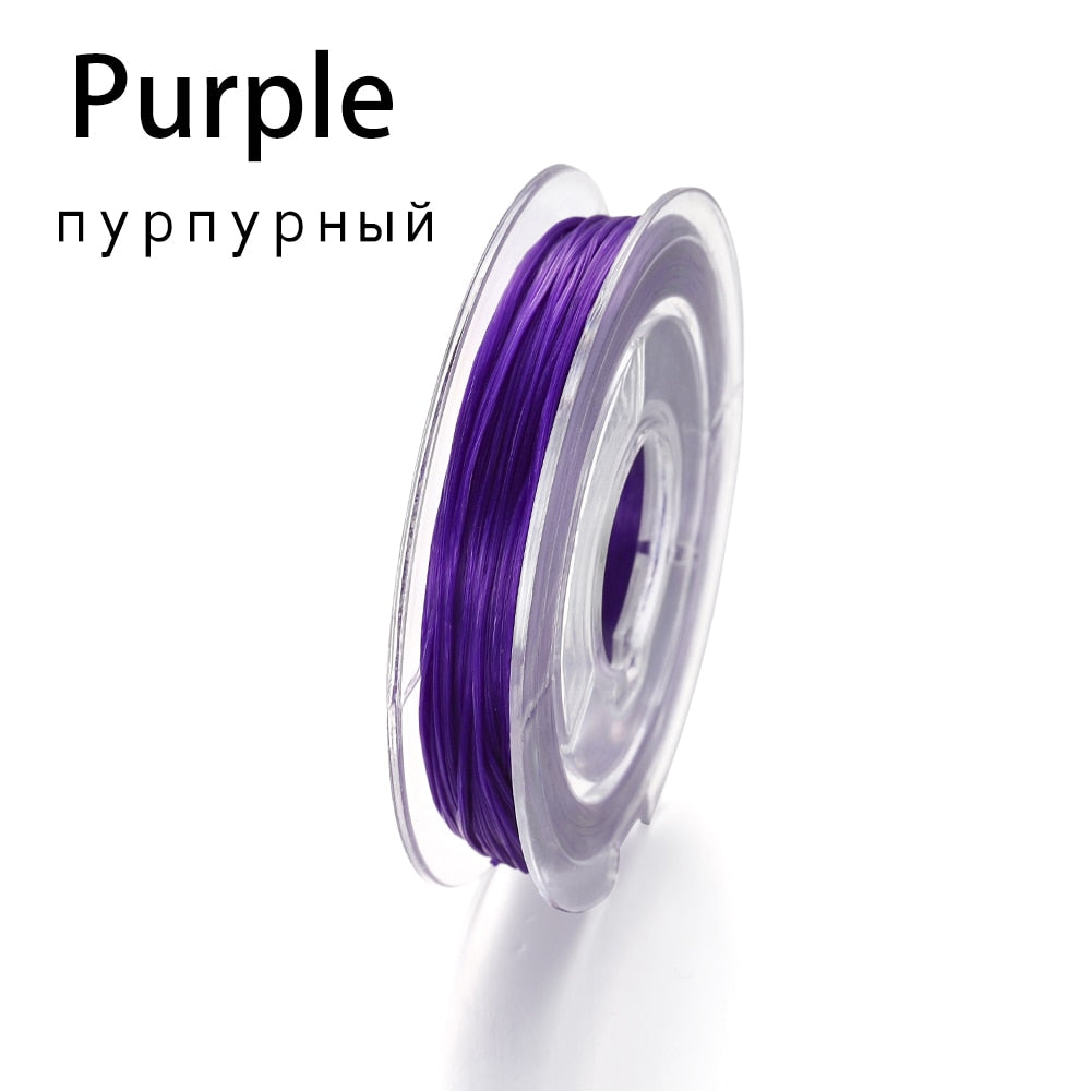 Flexible Elastic Wire for Beaded Jewelry, 10Meters lot