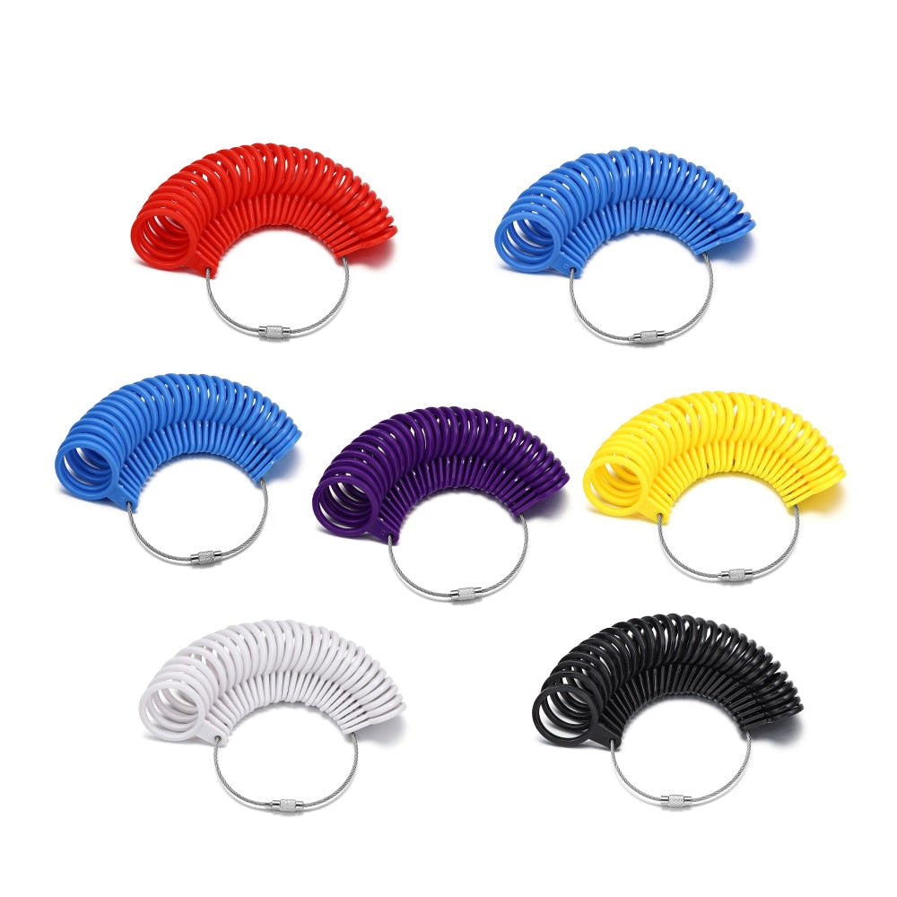 Professional Ring Mandrel Stick & Finger Gauge for Accurate Jewelry Sizing, 1pcs