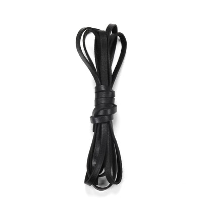 2 4 6 8 10 mm Width Flat Genuine Cow Leather Cord, 2M lot