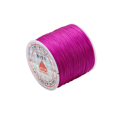 Strong Elastic Crystal Beading Cord 1mm, 10-40m Roll