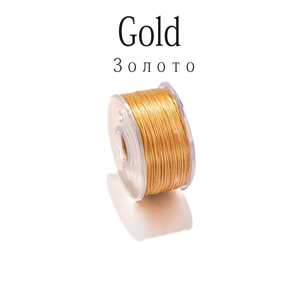 High Quality Seed Beads Cord, 46m Roll