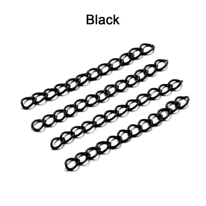 5 cm Colourful Necklace Extension Chain, 30-100pcs lot