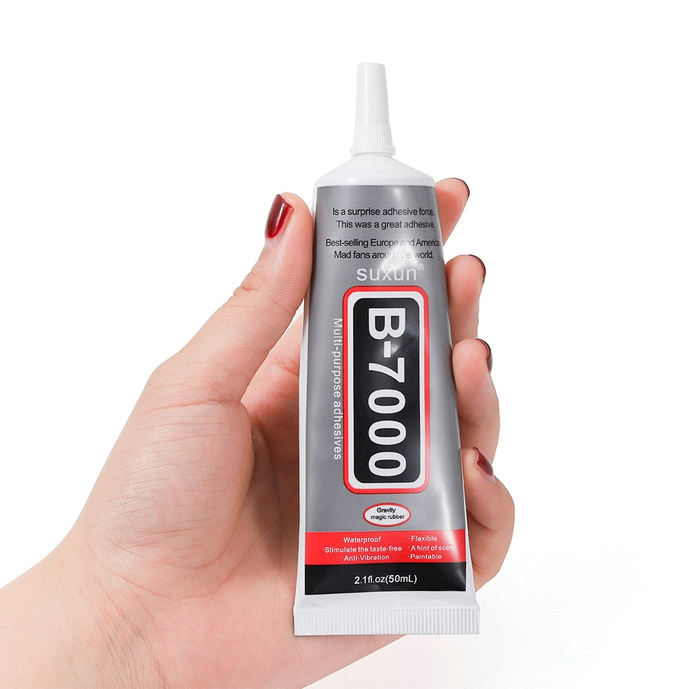 B7000 Adhesive Glue for Rhinestones & Jewelry, Multiple Sizes