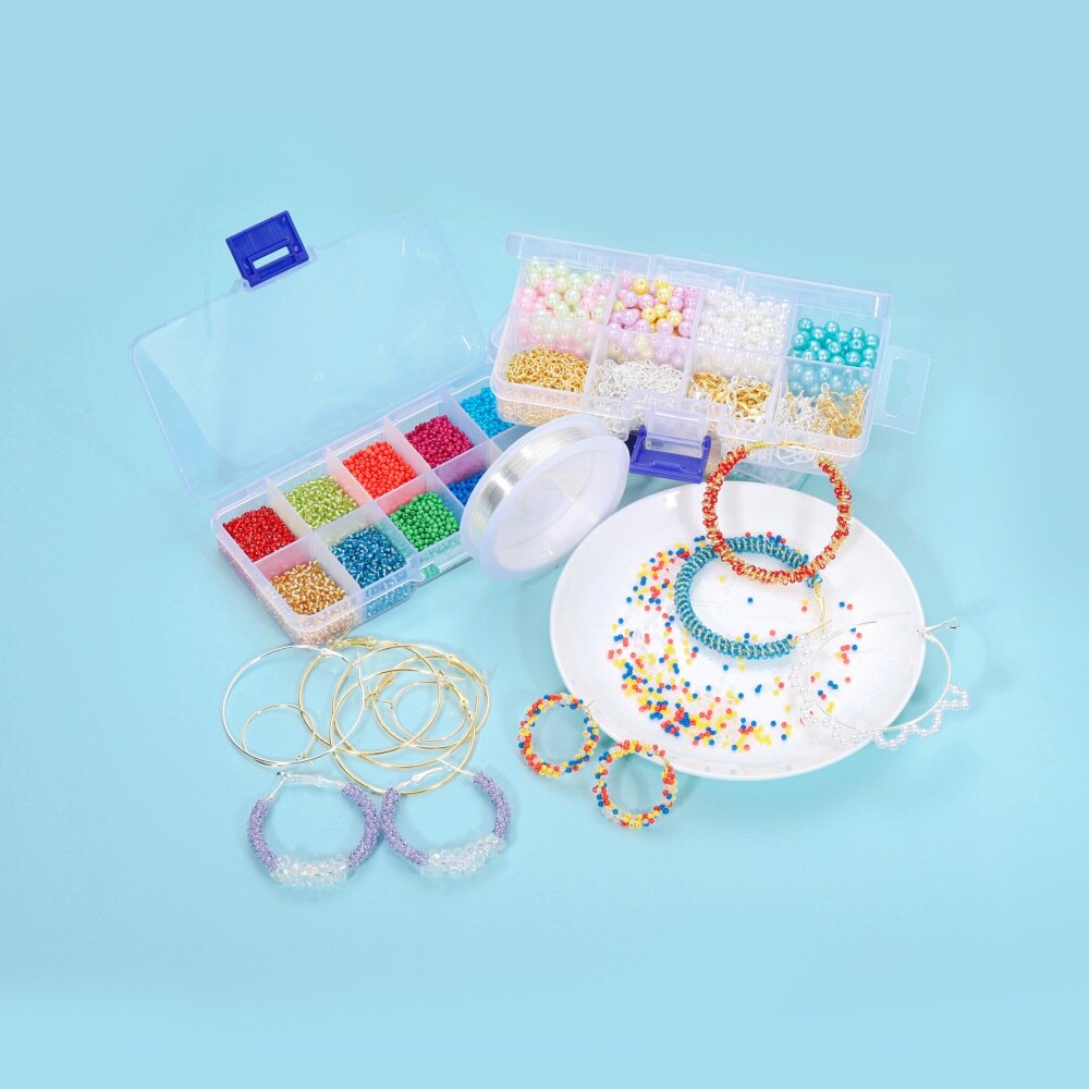 Mixed Color Beads Jewelry Making Kit