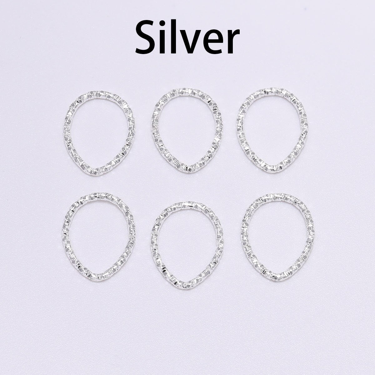 Gold Star 16.5mm Twisted Jump Rings, 50pcs