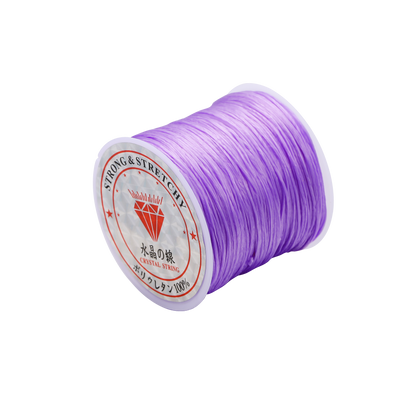 Strong Elastic Crystal Beading Cord 1mm, 10-40m Roll